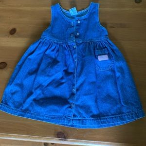 Vtg denim jumper
